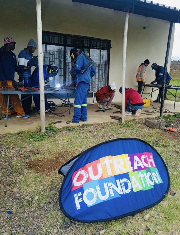 Welding class in Mamelodi, Pretoria