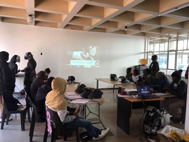 Piano lessons and music theory are taught at Outreach Foundation