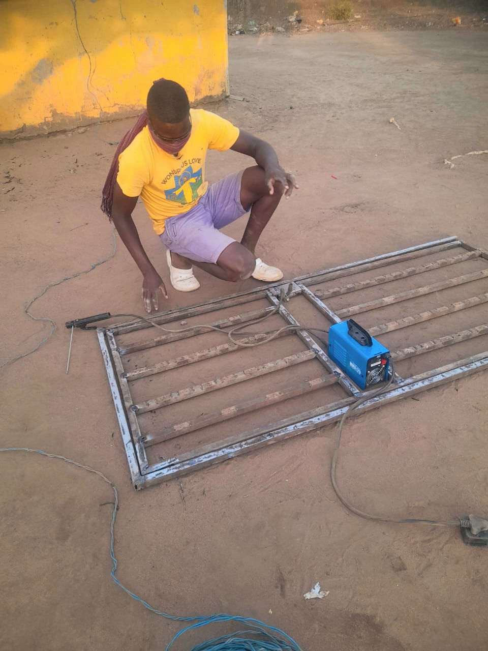 Sibusiso welds up a storm