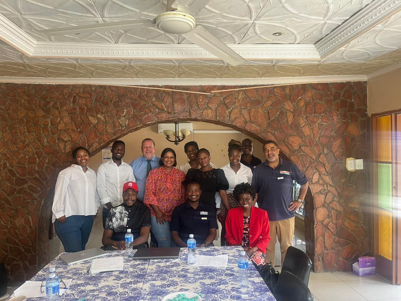 Delegates from a potential donor visit our Musina office